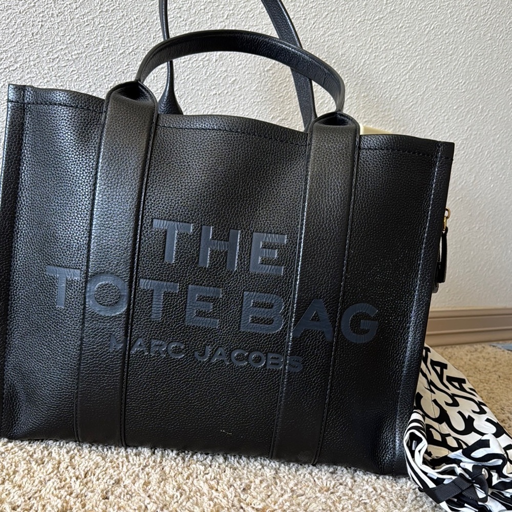 Marc Jacobs Black Large Tote Bag